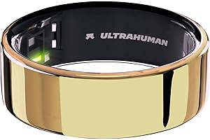 ULTRAHUMAN Ring AIR - Kein App-Abonnement - Smart Ring - Size First mit Größenkit - Verfolgen Sie Schlaf, Workouts, Herzfrequenz, HRV - Bis zu 6 Tage Akkulaufzeit