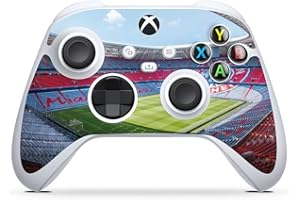 DeinDesign Skin kompatibel mit Microsoft Xbox Series S Controller Folie Sticker FC Bayern München FCB Stadion