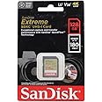 Sandisk 128Gb Extreme Sdxc Card + Rescuepro Deluxe, Up To 180Mb/S, Uhs I, Class, 10, U3, V30 Sdsdxva 128G Gncin, Black