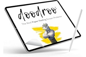 doodroo - Película Protectora con el Real Efecto Papel y Anti Reflejo para BOOX Note Air - Película Protectora que Recrea la Forma Natural de Dibujar o Escribir con el Efecto de Papel - 2 piezas