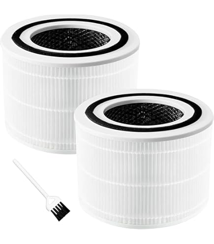 Filtro purificatore d'aria Set di filtri a carbone attivo HEPA ad alta efficienza di ricambio compatibile per LEVO-Core Mini/Mini-RF  6