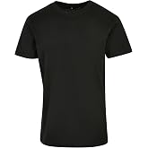 Build Your Brand Men's Basic Crew Neck T-Shirt Pack of 1/3/5
