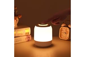 OUSIDE LED Nachttischlampe Touch Dimmbar,2800K/3800K/4500K 3 Farbtemperaturen, Nachtlicht Kinder Aufladbar, Tragbar Nachtlampe für Schlafzimmer,Wohnzimmer,Camping