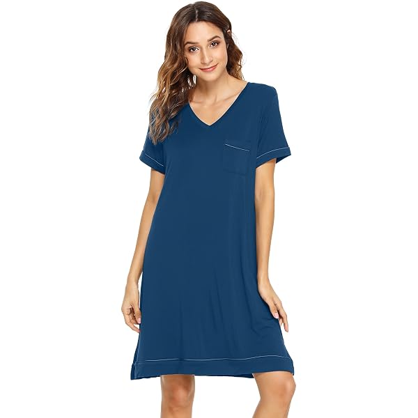 WiWi Women's Sleeveless Nightgown - Soft Bamboo Viscose Racerback Sleepshirt For Plus Size (S-4X) - View #11