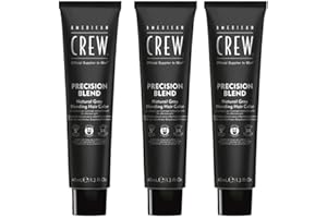 American Crew Precision Blend Light 7-8 farba do włosów, 1 opakowanie (3 x 40 ml)