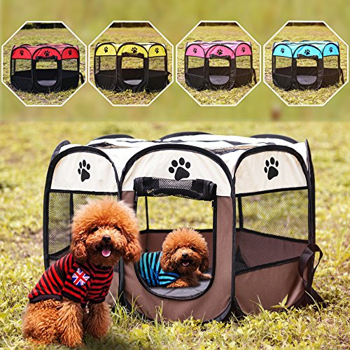 fabric dog playpen