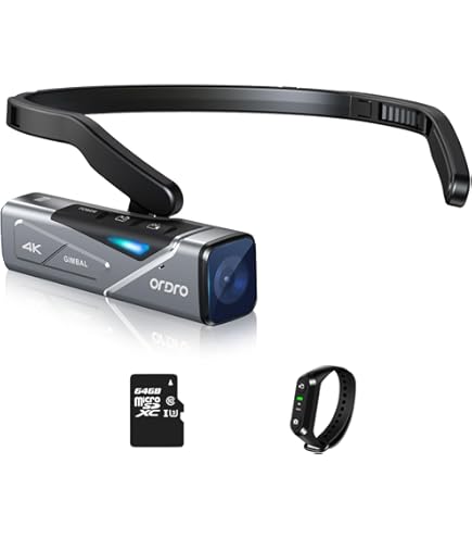 Buy ORDRO EP6 Plus 4K Video Camcorder Wearable Vlog Camera, Vlog