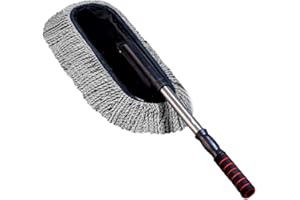 Generic Soft microfiber duster telescoping car window clean- multi color