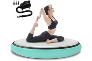 ‎PPXIA PPXIA Airspot Air Matte Track 20 cm Höhe, Aufblasbare Gymnastik Tumbling Matten, Gymnastikmatte mit Pumpe, Trainingsmatte, Sportmatte Yogamatte