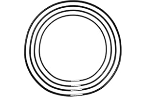 Guyode 4 Pièces Cordon Collier Cuir pour Pendentif, Noir Collier Homme Femme avec Fermoir Acier Inoxydable, Ciré Chaine Homme en Cuir Synthétique, Cordon Tour de Cou Bijoux（40/45/50/55CM）