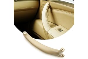 LIMBQS Poignée de porte intérieure droite beige pour X5 X6, poignée de support d'accoudoir de porte de voiture pour E70 E71 E72 (2008-2014)