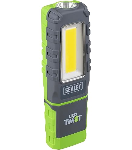 Sealey Mini lampe de poche en aluminium 3 W COB LED, 500 lm, super faisceau - LED500SB Sealey Mini lampe de poche en aluminium 3 W COB LED, 500 lm, super faisceau - LED500SB