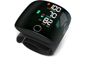 PHD FURNITURE PHD Digital Blood Pressure Monitor Machine - Accurate Upper Arm BP Machine with Large Display & Memory Function - Easy-to-Use Automatic Blood Pressure Monitors for Home & Travel, Wrist Cuff Included