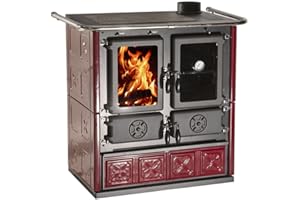 Küchenofen La Nordica 'Rosetta Maiolica' - Bordeaux