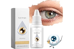 ADERPMIN Color Changing Eye Drops, IrisInk Eye Drops, Nurbini Irisink Color Changing Eye Drops, Eye Color Changing Drops, Fancy Drops Change Your Eye Color. (Honey)