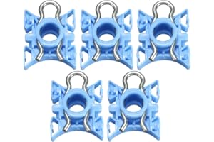 ZOWEXIQ 5 Piezas Clip Elevalunas, Clips Reparación Regulador Ventana, Deslizadores de Ventana Compatible con BM E32 E34 E36 E90 E92 E93 Z1 Z3 Z4 51321938884 Compatible con Volo V70 XC70 XC90 (Azul)