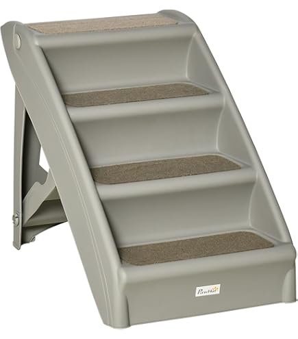 Dog Steps Basics Foldable Steps For Dogs And Cats, Grey Solvit - Main Image