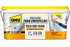 UHU Cola Papel Pintado para empapelar- Tela sin tejer- 2.5Kg