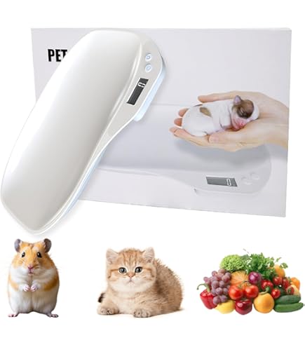 Bilancia Digitale Per Animali Domestici - Con Metro A Nastro, Max 10 Kg