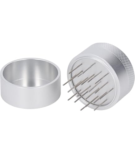 WDT Tool Per Caffè Espresso - Agitatore Con 6 Aghi In Legno, Per Macinato Senza Grumi - Foto 4