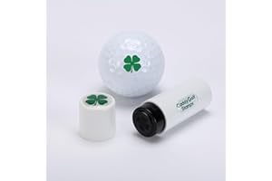 CaddyGolfStamps 4 Leaf Lucky Clover Luck Of The Irish Football Design Golf Ball Stamper Stamp Marker Personalise your Golf Balls Golf Gift Birthday Gift