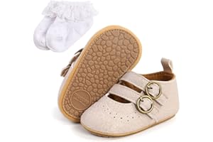 SEHFUPOYE Scarpe da Bambina Mary Jane Princess Scarpe da Bambino Antiscivolo per la Prima Passeggiata Scarpe da Bambino in Pelle PU Bowknot Prewalkers