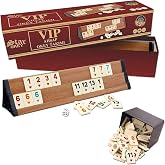 Star Oyun Aletleri Premium VIP Okey Ahşap Rummy Set Melamin Taşlı Ahsap Okey Takimi
