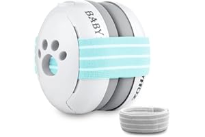 ZOHAN 001 Casque Anti Bruit Bébé, Protection Auditive Confortable pour Bébés Jusqu'à 36 mois, Certifié CE - SNR 23dB pour Les fêtes, voyages, feux d'artifice, Concert