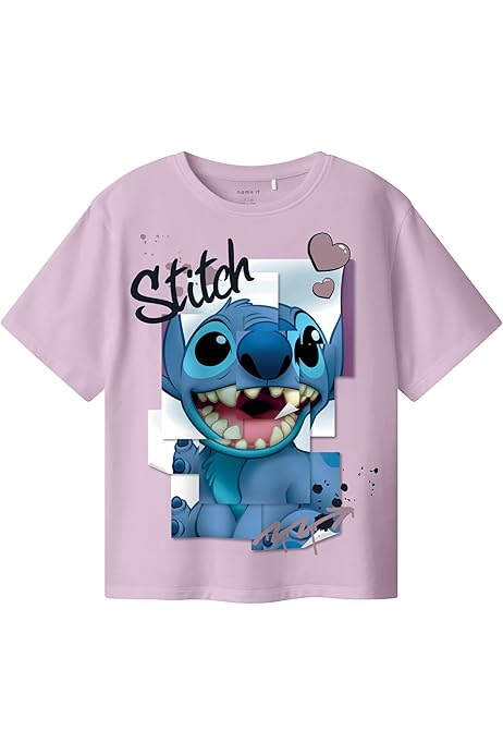 NAME IT Nkfhaldi SS Top Box T-Shirt Fille