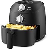 Midea Air Fryer 2L, Oil-Free Air Fryer, 10 Automatic Programs, Timer, Auto Shut-off Function, Easy to Clean, BPA Free, 1150W,