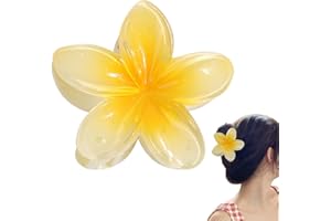 XUJUIKA Fermaglio Per Capelli A Fiore, Pinze Per Capelli Fiori Clip Artiglio, Mollettone Per Capelli Fiori In Resina, Clip Artigli Per Capelli Di Fiori Di Uova, Colorati Claw Clip Hair Cli Per Ragazza