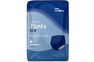 ‎AMAZON BASIC CARE Amazon Basic Care Man Pants Plus Large – 40 Stück (4 Packungen à 10 Stück), Blau