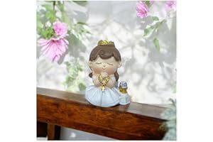 Ingrosso e Risparmio Bomboniera Comunione 12PZ Magnete Bimba Bianco Calamita Confettata Pensierini Ricordini Principessa Femminuccia Preghiera Bibbia Calice Ostia Corona Segnaposto Confetti