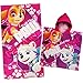 Produktbild alles-meine.de GmbH 2 TLG. Set _ Badetuch / Strandtuch + Poncho - Paw Patrol - Hunde - Baumwolle 100 % - 70 cm * 140 cm - Frottee / Velours - Handtuch - Mädchen - 70x140 für Kind..