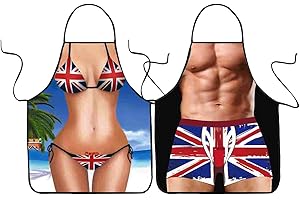 VemeFufu Tabliers de Etanche pour cuisine - Tablier drôle et sexy pour femmes hommes - Tablier pour Barbecue Fête - Tabliers de Oktoberfest - Tabliers de Idée Cadeau D'anniversaire de Noël pour Amis