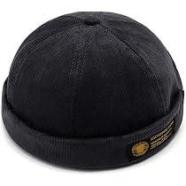 Casquette Docker YAMEE - Unisexe, Tour De Tête Réglable - Style Marin/Biker - Coton