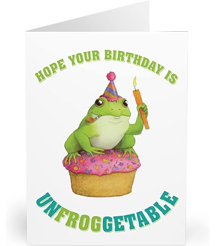 CENTRAL 23 Grußkarte Für Männer Und Frauen – You're Toadally Amazing Science Frog – Sweet All Occasion For Mom Dad – Frau Ehemann Geburtstagskarte Bruder Schwester – Beste Freundin – Kommt Mit