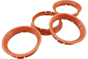 ‎NAAA NAAA 4X Zentrierringe 64,0-56,6 | 64.0 auf 56.6 | kompatibel mit Borbet | Blutorange