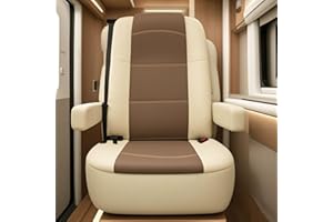 BEADCHICA 2 Pack RV Seat Covers for Captains Chairs,Motorhome Seat Covers for Class-A RV Seat with Arm Rest Covers