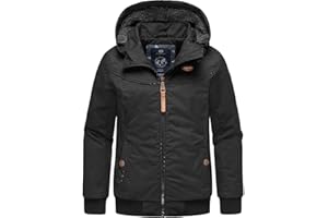 Ragwear Alja 128-152 Veste d'hiver imperméable avec capuche amovible pour fille