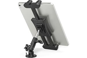 Cenawin 𝐓𝐚𝐛𝐥𝐞𝐭 𝐒𝐮𝐩𝐩𝐨𝐫𝐭𝐨 𝐏𝐚𝐫𝐞𝐭𝐞 per iPad, Braccio Lungo Supporto Regolabile Tablet per Cruscotto dell'auto, Camion, Cucina iPad Supporto da Parete per 4,7"-13,5" Tablet Smartphone