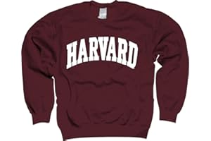 New York Fashion Police Harvard University Sweatshirt – Offizielles Lizenzprodukt mit gewölbtem Block-Rundkragen