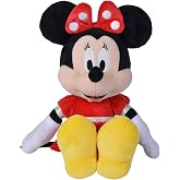 Simba Toys &ndash; Disney Minnie Mouse with Red Dress, Soft and Pleasant Material, 100% Original, Suitable for Boys and Girls of Al