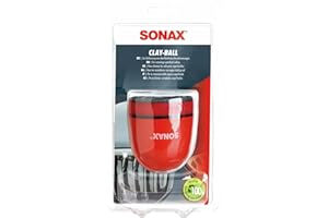 ‎SONAX SONAX Clay-Ball (1 Stück) Problemlöser gegen hartnäckige Verschmutzungen auf Lack und Glas | Art-Nr. 04197000
