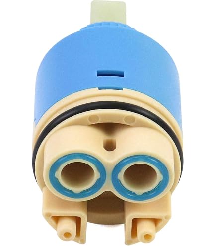 Coppia Cartucce Valvola In Ceramica Per Rubinetto Franke Planar (Modelli Pre 2008, 20 Spline) – Ricambio Compatibile