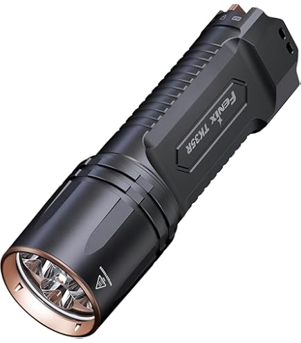 éclairage Professionnel Puissant Lampe Torche Fenix LR36R - 10 000 Lumens, Portée 1260 M - Laser LED Ultra-puissante - Pour Outdoor, Sécurité, Randonnée Torche Laser Haute Puissance