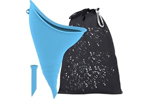BAYINBROOK Urinario Femenino portátil, Embudo de Silicona para urinario Femenino, Adecuado para Que Las Mujeres de pie orinen, urinario Femenino Reutilizable, Adecuado para Actividades al Aire Libre, Camping