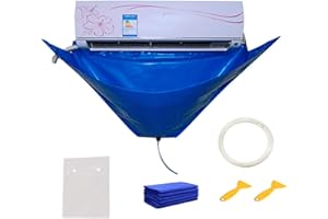 Couverture De Nettoyage De Climatiseur, Sac De Couverture Étanche De Nettoyage De Climatisation Divisé Avec Tuyau D'eau Sac De Couverture De Nettoyage De Climatiseur Étanche Pour Climatiseurs