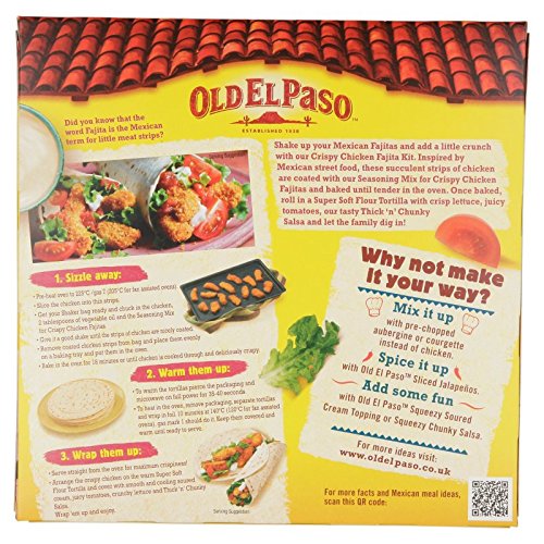 Old El Paso Crispy Chicken Fajita Kit Instructions لم يسبق له مثيل