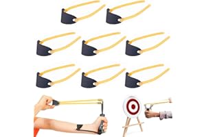 AHLMA 8 elastici per fionda Fionda Professionale da Caccia Elastici Sostitutivi per Fionda, Adatti per Allenamento di Tiro, Caccia, Tiro Competitivo e Altre Attività All'aperto